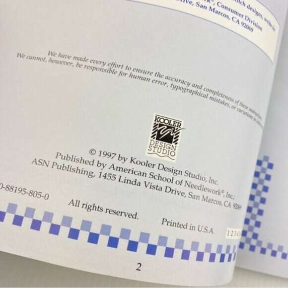 365 Alphabets Cross Stitch All Through the Year Book Emboridery Patterns 1997 - Picture 7 of 13